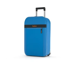 Чемодан складной Rollink Aura 55x40x20 см, 2 колеса, синий