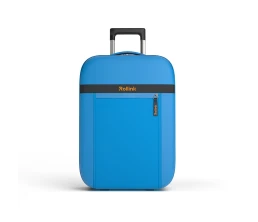 Чемодан складной Rollink Aura 55x40x20 см, 2 колеса, синий