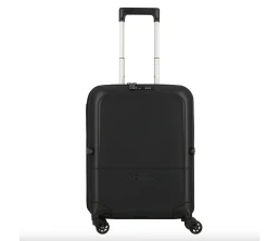 Чемодан складной Rollink FLEX LIGHT 55x40x20 см, 4 колеса, черный