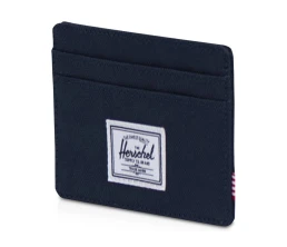 Herschel Charlie держатель для карт с RFID-защитой из переработанного материала - темно - синий navy