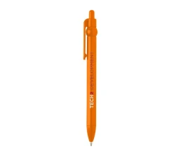Fidget шариковая ручка из переработанной пластмассы - Оранжевый
