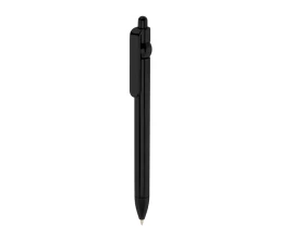 Fidget шариковая ручка из переработанной пластмассы - сплошной черный