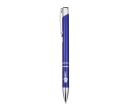 Шариковая ручка Moneta из переработанного алюминия - Ярко-синий
