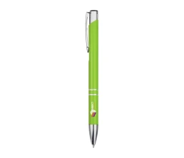 Шариковая ручка Moneta из переработанного алюминия - Лайм