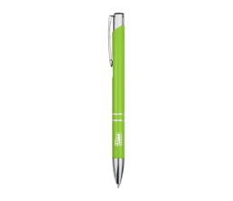 Шариковая ручка Moneta из переработанного алюминия - Лайм