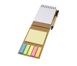 Flipper липкий блокнот с шариковой ручкой - Натуральный