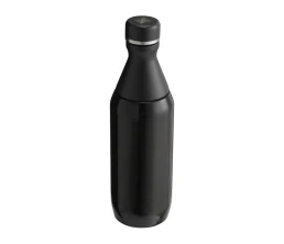 Бутылка для воды Stanley All Day Slim объемом 350 мл - черный глянцевый
