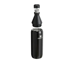 Бутылка для воды Stanley All Day Slim объемом 600 мл - черный глянцевый