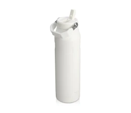 Бутылка для воды объемом 1,06 литра с откидной трубочкой Stanley IceFlow™ 2.0 - Frosted white