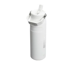Бутылка для воды объемом 700 мл с откидной трубочкой Stanley IceFlow™ 2.0 - Frosted white