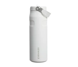 Бутылка для воды объемом 700 мл с откидной трубочкой Stanley IceFlow™ 2.0 - Frosted white