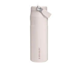 Бутылка для воды объемом 700 мл с откидной трубочкой Stanley IceFlow™ 2.0 - Light pink