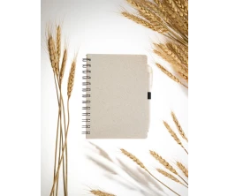 Блокнот на спирали Intrigo, белый