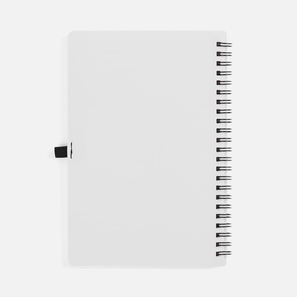 Блокнот на пружине Stone Line, белый Блокнот на пружине Stone Line, белый