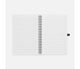 Блокнот на пружине Stone Line, белый Блокнот на пружине Stone Line, белый