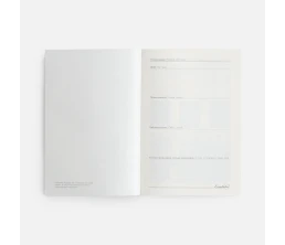 Ежедневник-органайзер Clean Slate, недатированный, красный
