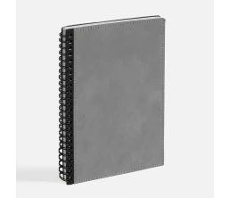 Ежедневник Notera, недатированный, серый