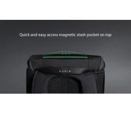 Рюкзак KORIN ClickPack X 45х32х15,5 см, с клапаном, черный