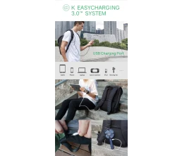 Рюкзак KORIN ClickPack X 45х32х15,5 см, с клапаном, черный
