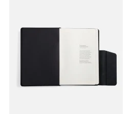 Ежедневник Leadmark, недатированный, черный