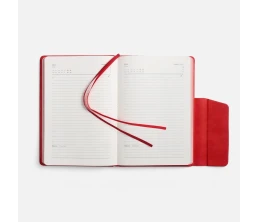 Ежедневник Leadmark, недатированный, красный