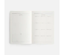 Ежедневник Leadmark, недатированный, красный