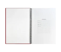 Ежедневник Notera Maxi, недатированный, красный