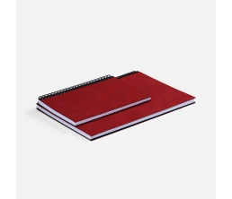 Ежедневник Notera Maxi, недатированный, красный Ежедневник Notera Maxi, недатированный, красный
