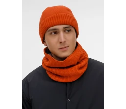Шапка ComFleece, темно-оранжевая (кирпичная)