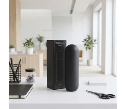 Термос Tubula Soft Touch, черный