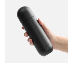 Термос Tubula Soft Touch, черный
