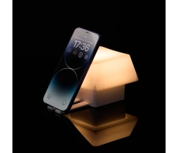 Светильник с подставкой для смартфона Knoppi, белый