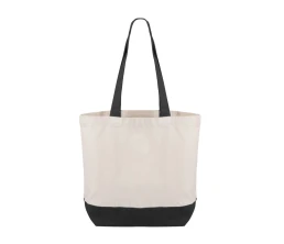 Сумка для шоппинга Cotton из переработанного хлопка 280 г, черный