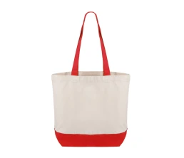 Сумка для шоппинга Cotton из переработанного хлопка 280 г, красный