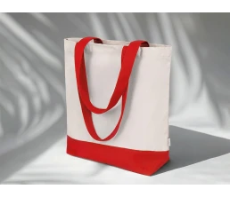 Сумка для шоппинга Cotton из переработанного хлопка 280 г, красный