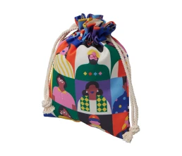 Мешочек подарочный большой с возможностью полноцветной печати