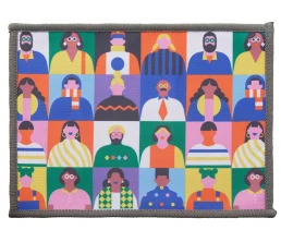 Салфетка из микрофибры с возможностью полноцветной печати