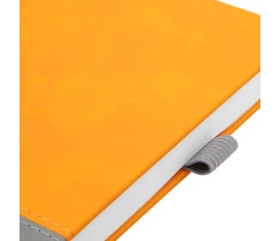 Ежедневник Horizon, недатированный, серый с оранжевым