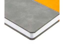 Ежедневник Horizon, недатированный, серый с оранжевым