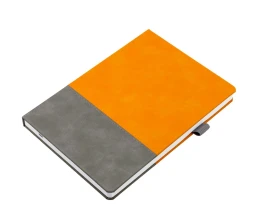 Ежедневник Horizon, недатированный, серый с оранжевым