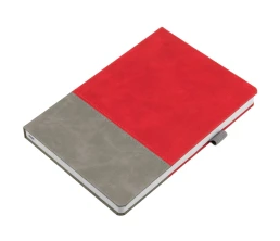 Ежедневник Horizon, недатированный, серый с красным