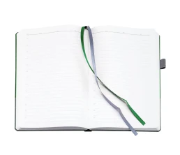 Ежедневник Horizon, недатированный, серый с зеленым