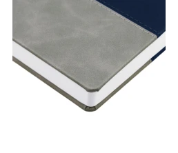 Ежедневник Horizon, недатированный, серый с синим