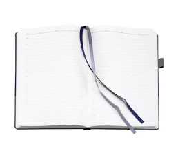 Ежедневник Horizon, недатированный, серый с синим