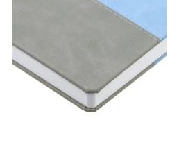 Ежедневник Horizon, недатированный, серый с голубым