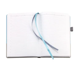 Ежедневник Horizon, недатированный, серый с голубым