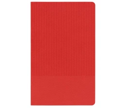 Ежедневник Knit, недатированный, красный
