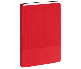 Ежедневник Knit, недатированный, красный