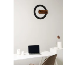 Часы TimeLord, черные с коричневым