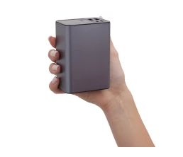 Внешний аккумулятор для ноутбуков «EpIQ», 100 Вт, 30000 mAh, темно-серый